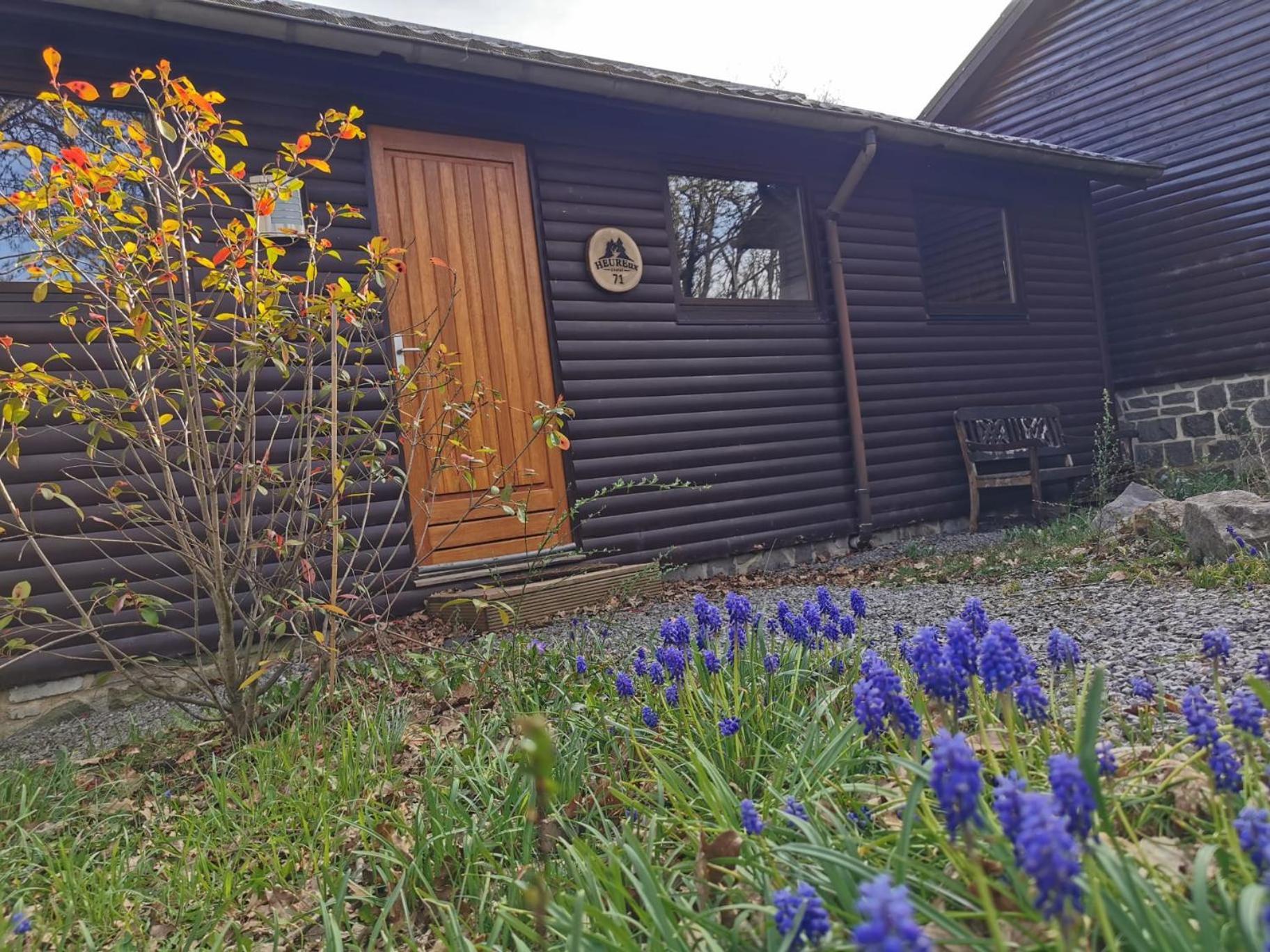 Chalet Heureux Villa Somme-Leuze Buitenkant foto